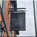 The sign of Catchems Corner