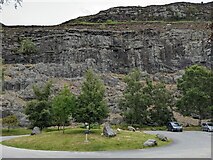 SN9264 : The quarry above the car park by David Medcalf