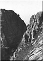 NC1010 : Sandstone rocky cliffs of Stac Pollaidh, 1968 by David Hawgood