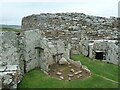 HY3826 : Broch of Gurness - Viking dwelling to west of the broch by Rob Farrow