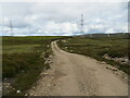 NH7325 : Moorland track, Glen Kyllachy by Peter Wood