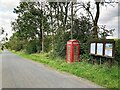 Telephone Box and Notice Board at Moorend