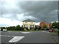 Mini-roundabout in Ramsbury Way