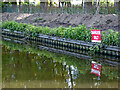 Canal dredging deposits near Pendeford in Wolverhampton