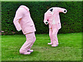SE2813 : Dancing Suits at Yorkshire Sculpture Park by David Dixon