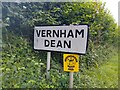 Vernham Dean village sign