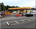 ST3089 : Temporarily closed Shell filling station, Crindau, Newport by Jaggery