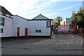 The entrance to Buildbase on Wood Street, Earl Shilton