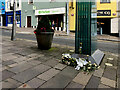 Floral tributes, Omagh Bomb location