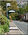 Sycamore Road bus stop and shelter, Blaenavon