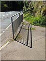 Railings and shadow, Blaenavon