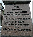 Draycott Memorial: panel one (inscription)