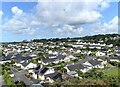 Western residential district of Criccieth viewed from Garth-yr-Esgob