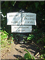 Modern Mile Marker, Montgomery Canal, Welshpool