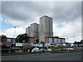 Building site and Crosby flats