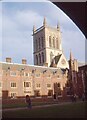 TL4458 : Second Court & the Chapel Tower, St John's College by Martin Tester