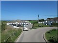 Leaving Constantine Bay and passing Trevose Golf Club