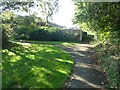 Junction of paths by Grasmere Avenue