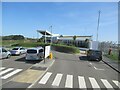 SW8665 : Newquay Cornwall airport car park by Roy Hughes