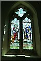 SU0986 : All Saints, Lydiard Millicent: stained glass window (e) by Basher Eyre