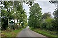 Desford Lane entering Ratby