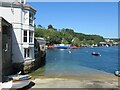 Car ferry arriving at Fowey