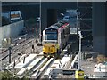 Construction of the new Metro depot at Taffs Well