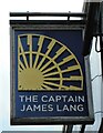 Sign for The Captain James Lang