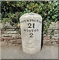 Old Milestone by the A596 in Waverton