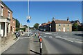 Mini roundabout on South Street