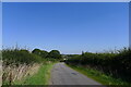 Oasby Road leading down to Wilsford