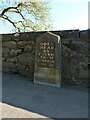 Telford milestone on the A5, south of Betws-y-Coed