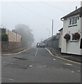 ST3090 : Foggy side arm of Pillmawr Road, Malpas, Newport by Jaggery