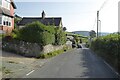 Road passing through Tregeiriog