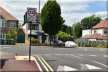TQ4373 : Blanmerle Rd, Green Lane junction by N Chadwick
