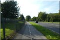 TA0932 : Cycle path along Sutton Road by DS Pugh