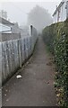 ST3090 : Path towards fog, Malpas, Newport by Jaggery