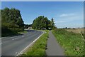 Cycle path beside York Road