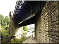 Underneath Gauxholme Railway Bridge