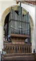 TF4165 : Organ, St Andrew's church, Halton Holgate by Julian P Guffogg