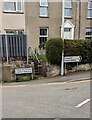 Bilingual Castle Terrace name sign, Talgarth, Powys