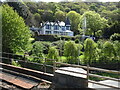 From a Chester-Holyhead train - passing the Park Hall Hotel