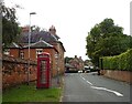 K6 telephone box on Albert Street