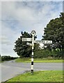 Direction Sign – Signpost on the B5301 east of Westnewton