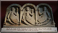 NY9170 : Three Water Nymphs in Chesters Roman Fort Museum by Jeff Buck