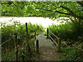 Footbridge on path FP 1, Farnham