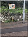 Govilon Village Centre information board, Monmouthshire