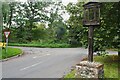 Road junction at Caistor St Edmund