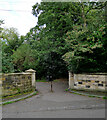 NZ2665 : The entrance to Armstrong Park from Jesmond Vale Lane, Newcastle by habiloid