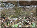 Benchmark on Station Road railway bridge, Burton